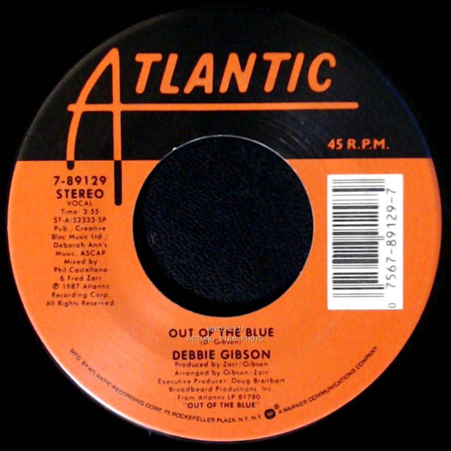 Debbie Gibson - Out Of The Blue / Out Of The Blue side B