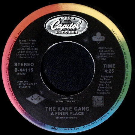 The Kane Gang - A Finer Place / Don't Look Any Further (Edit) side A