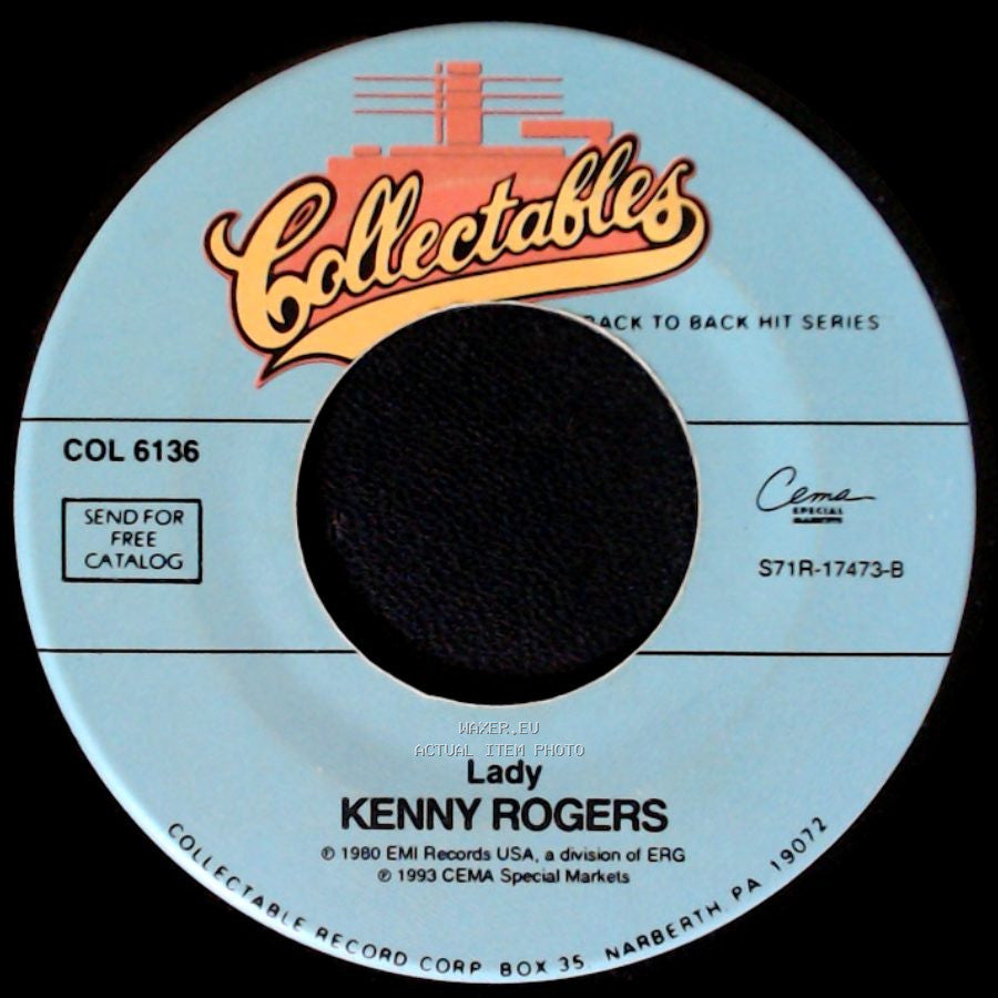 Kenny Rogers - Lady / You Decorated My Life side A