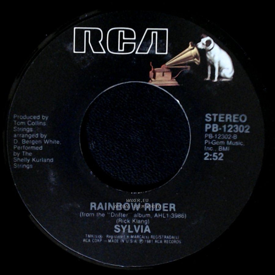 Sylvia - Heart On The Mend / Rainbow Rider side B
