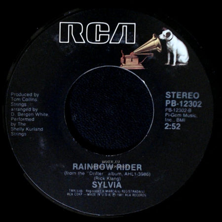 Sylvia - Heart On The Mend / Rainbow Rider side B