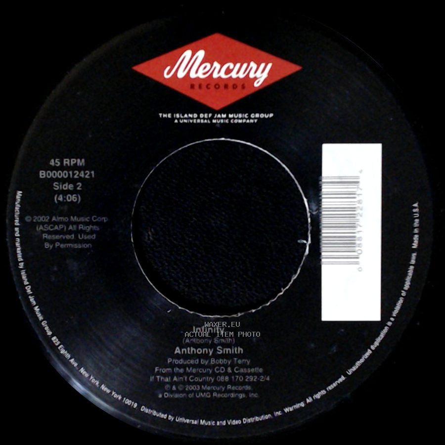 Anthony Smith - Half A Man / Infinity side B