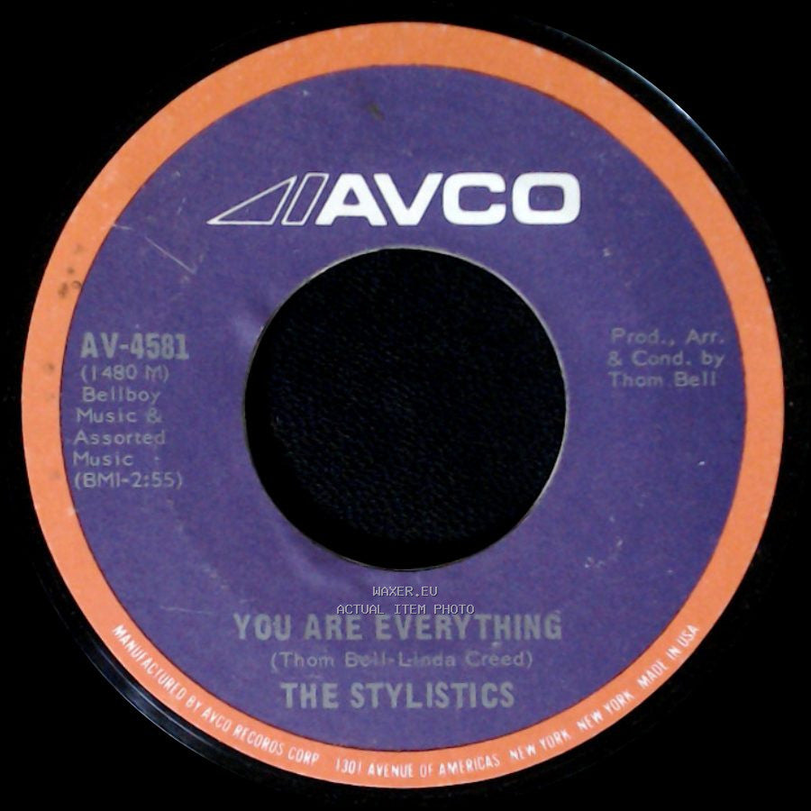 The Stylistics - Country Living / You Are Everything side B