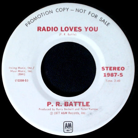 P. R. Battle - Radio Loves You / Radio Loves You side B