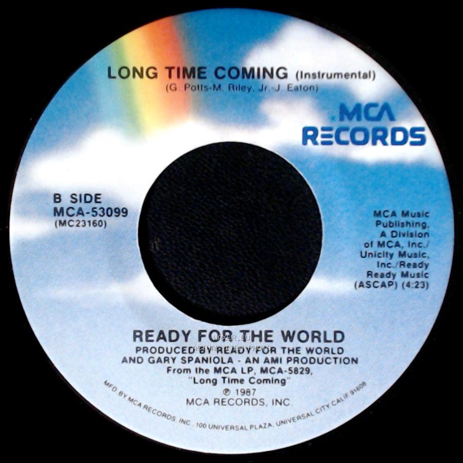 Ready For The World - Long Time Coming / Long Time Coming (Instrumental) side B