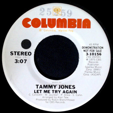 Tammy Jones - Let Me Try Again / Let Me Try Again side A