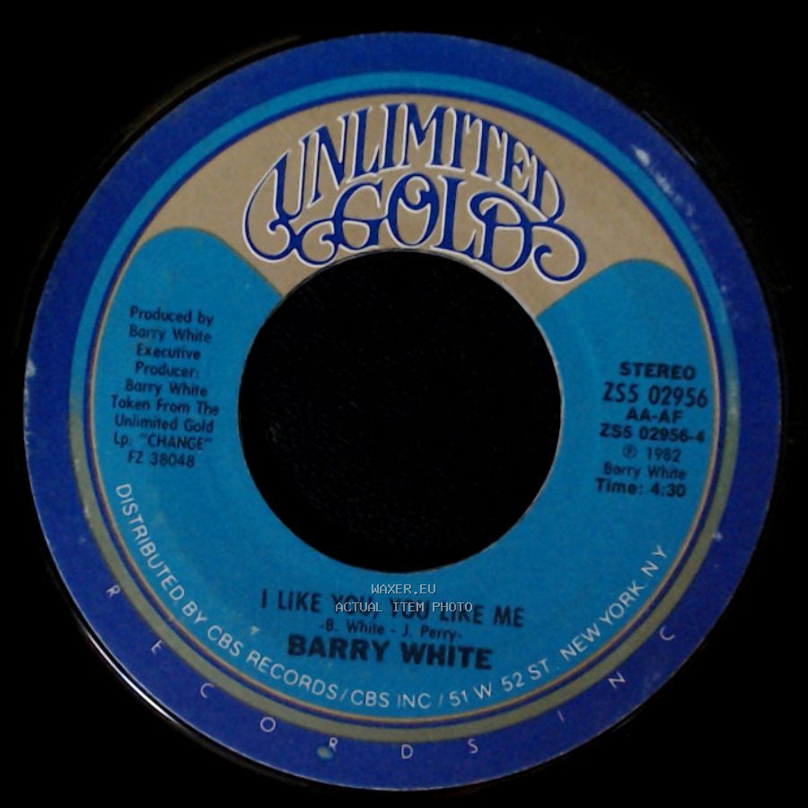 Barry White - Change / I Like You, You Like Me side B