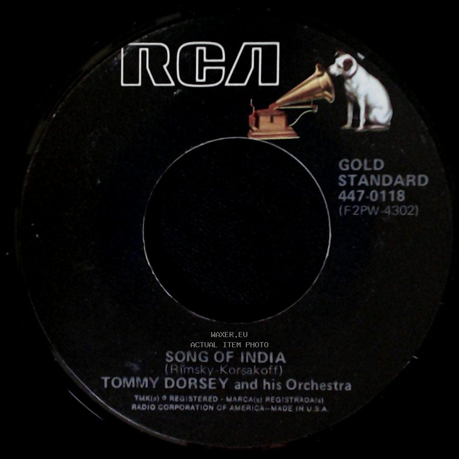 Tommy Dorsey And His Orchestra - Marie / Song Of India side B