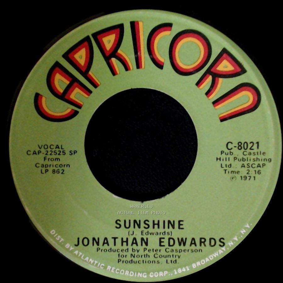 Jonathan Edwards - Sunshine / Emma side A