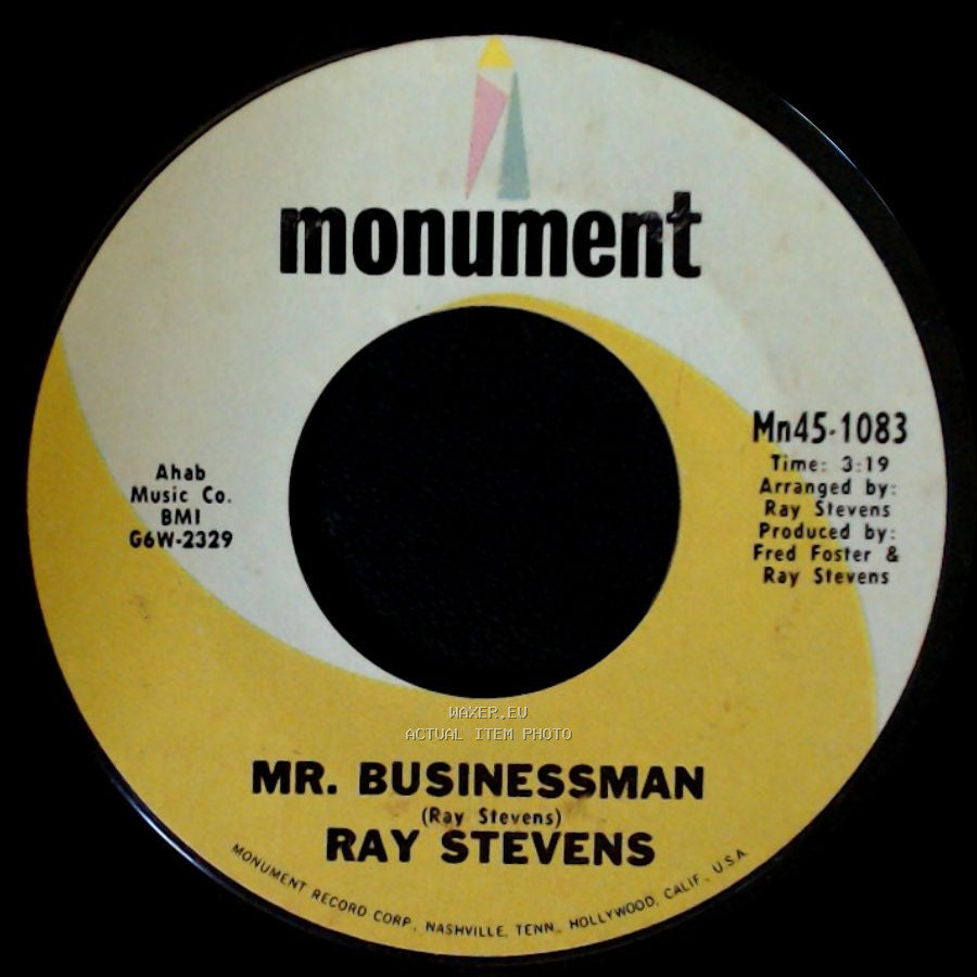 Ray Stevens - Face The Music / Mr. Businessman side B