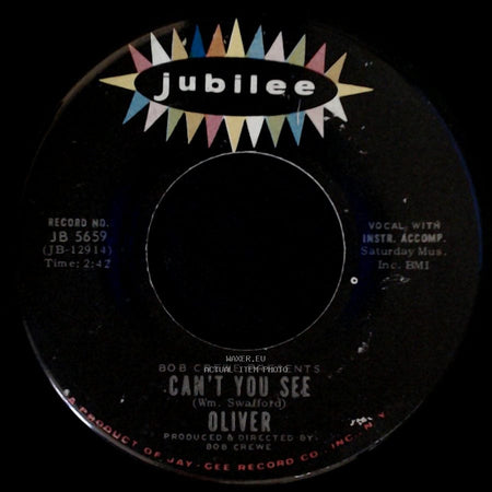 Oliver - Can't You See / Good Morning Starshine side A