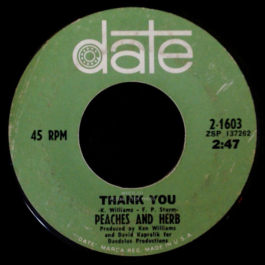 Peaches And Herb - Thank You / United side A
