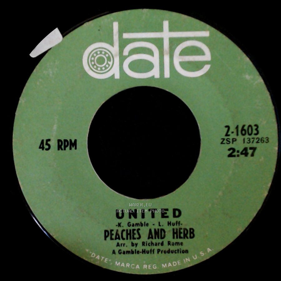 Peaches And Herb - Thank You / United side B