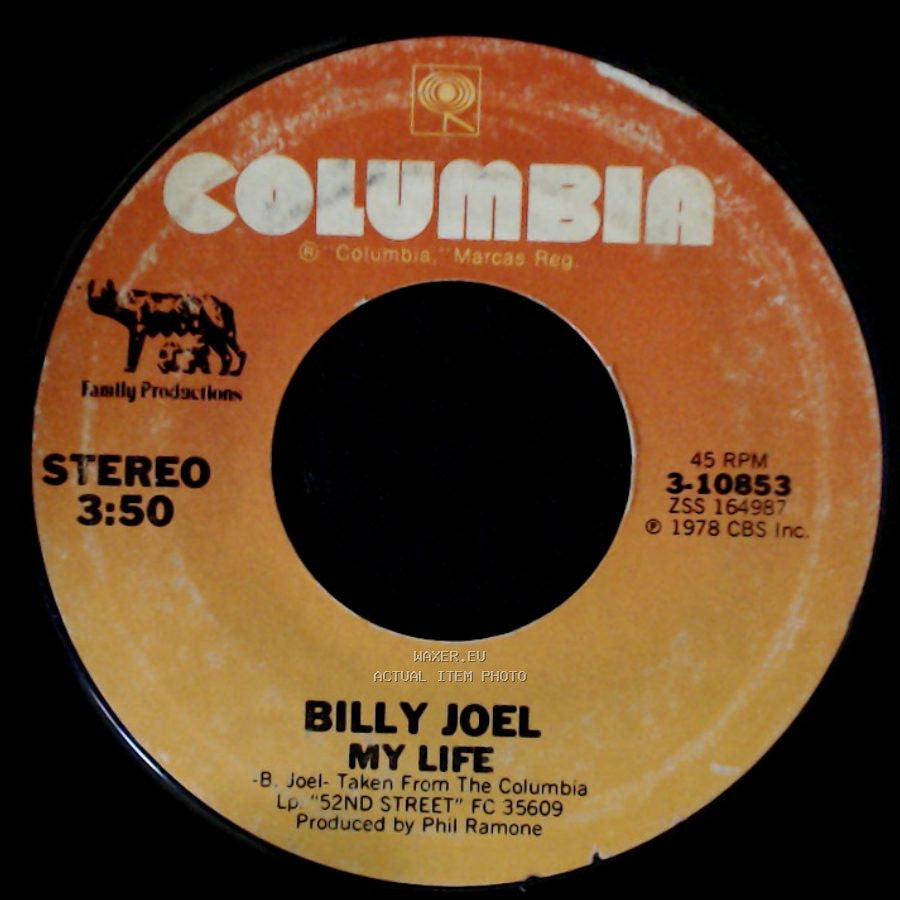 Billy Joel - 52Nd Street / My Life side B