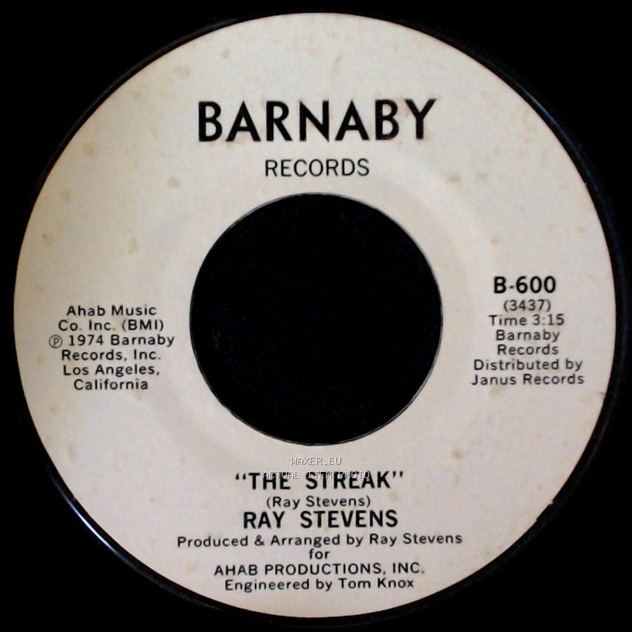 Ray Stevens - The Streak / You've Got The Music Inside side A