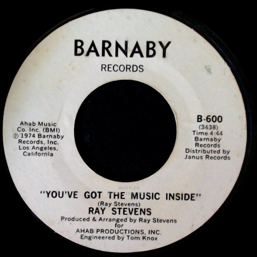 Ray Stevens - The Streak / You've Got The Music Inside side B