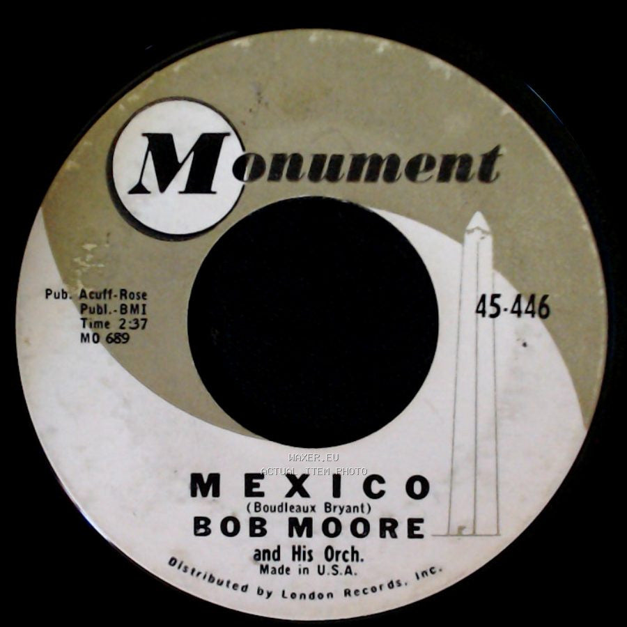 Bob Moore / Bob Moore And His Orch. - Hot Spot / Mexico side B