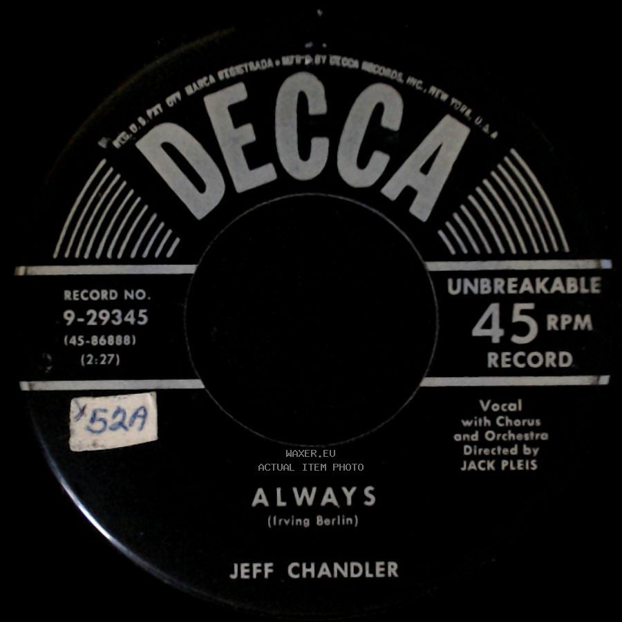 Jeff Chandler - Everything Happens To Me / Always side B