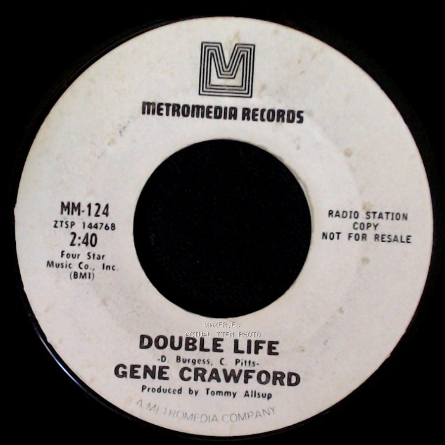 Gene Crawford - Double Life / If You Were Never Here side A