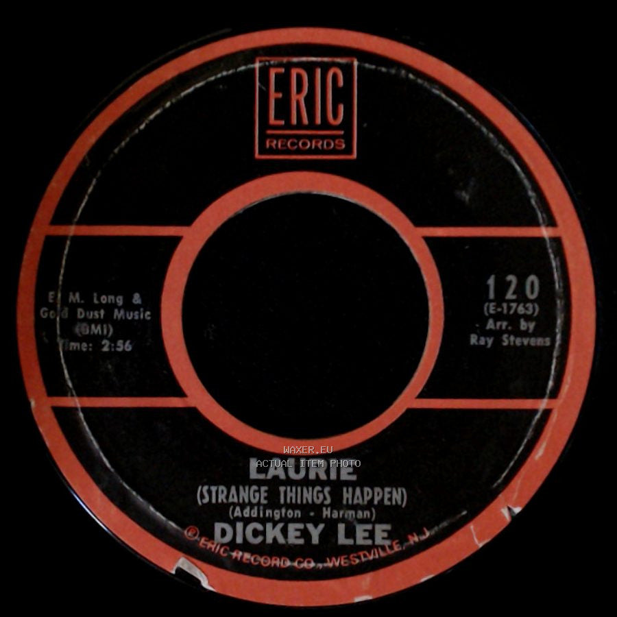 Dickey Lee - Laurie (Strange Things Happen) / The Girl From Peyton Place side A