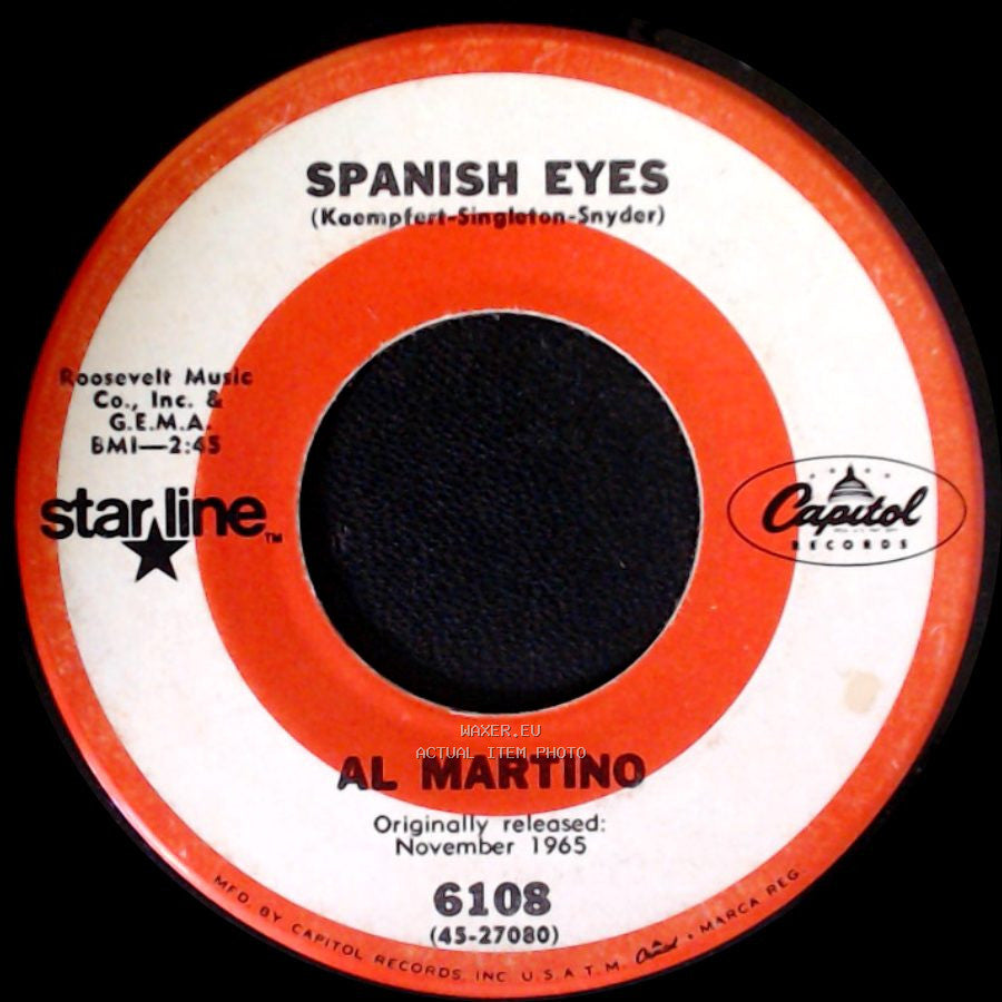 Al Martino - Spanish Eyes / Melody Of Love side A