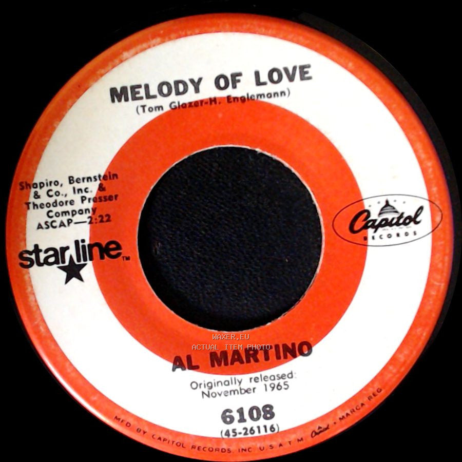 Al Martino - Spanish Eyes / Melody Of Love side B