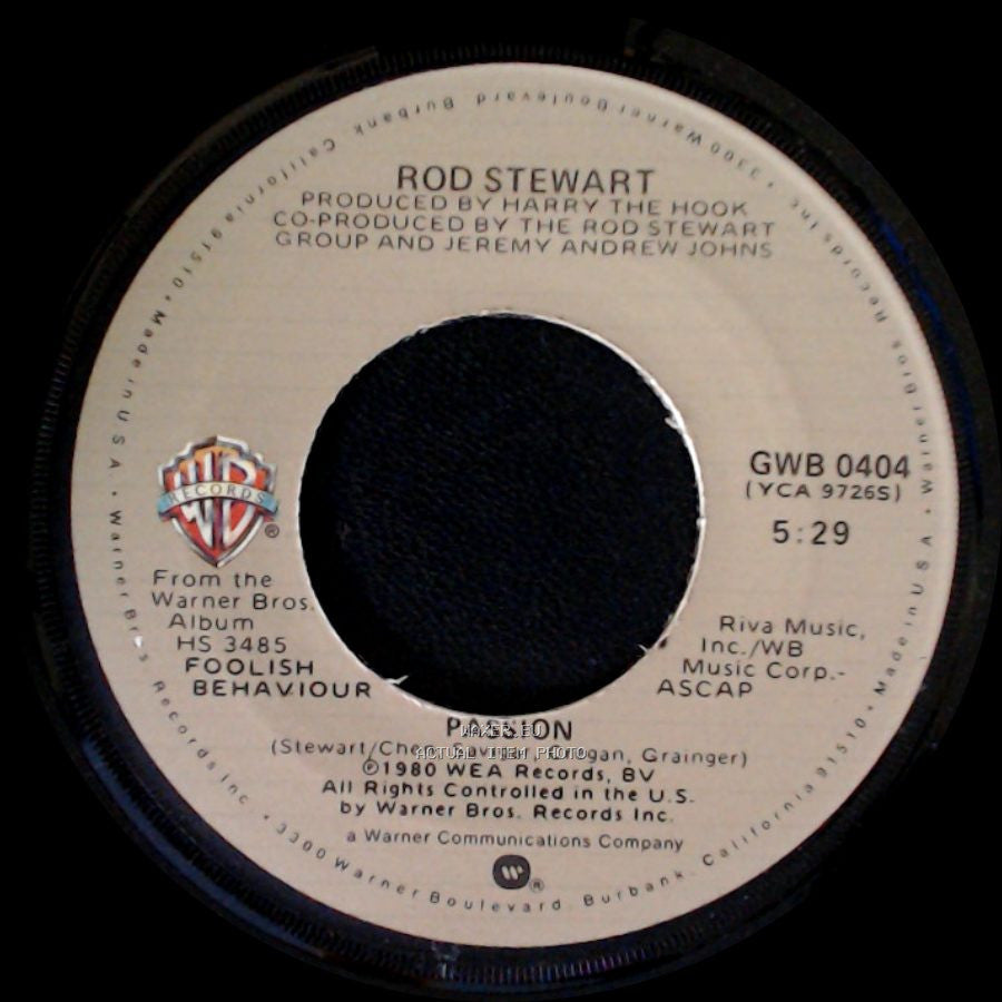 Rod Stewart - Passion / Somebody Special side A