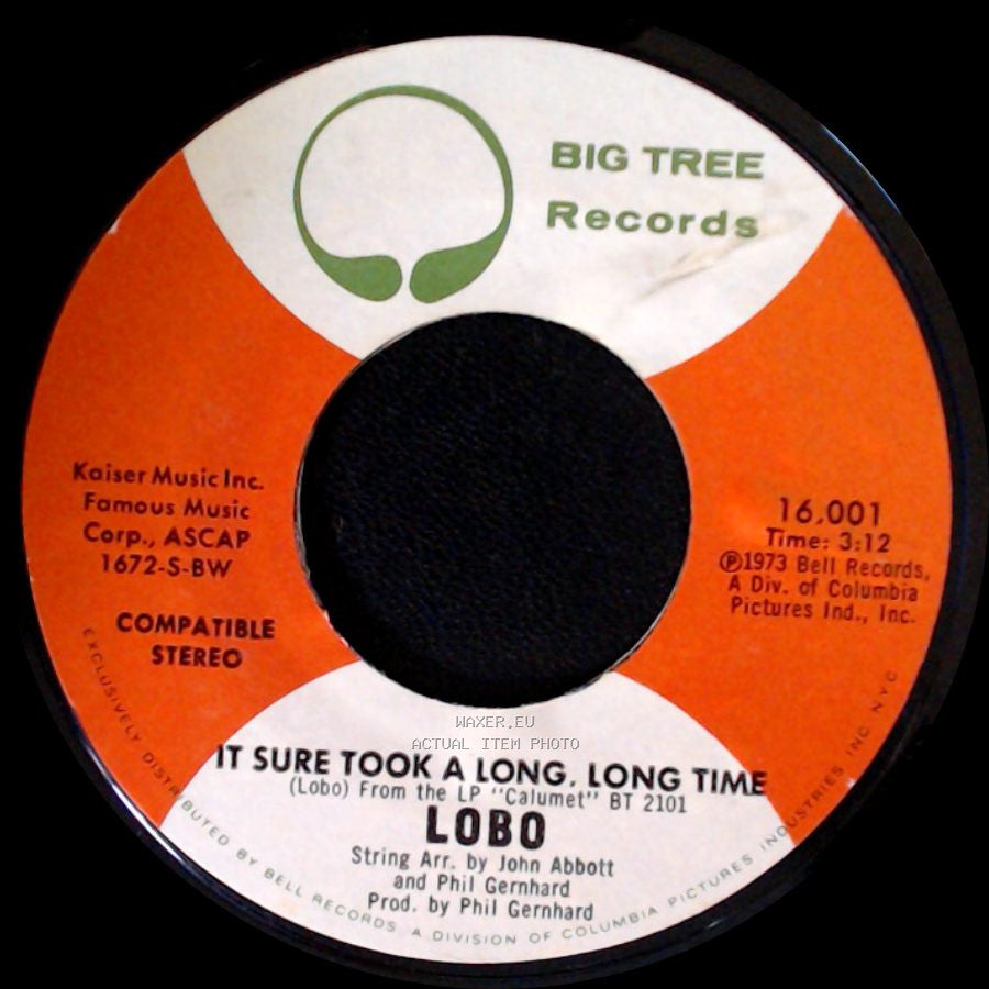 Lobo - It Sure Took A Long, Long Time / Running Deer side A