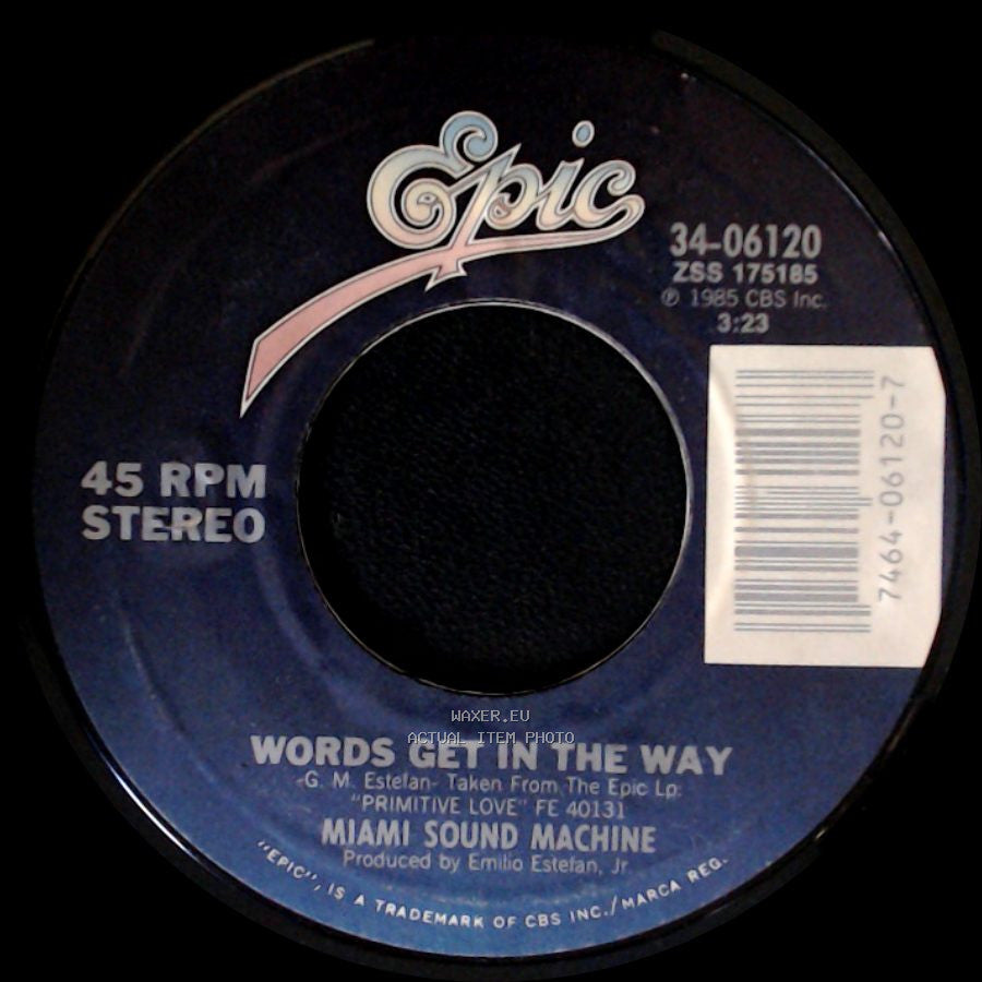 Miami Sound Machine - Movies / Words Get In The Way side B