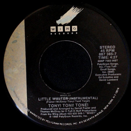 Tony! Toni! Tone! / Little Walter - Little Walter (Instrumental) / Tony! Toni! Tone! side A