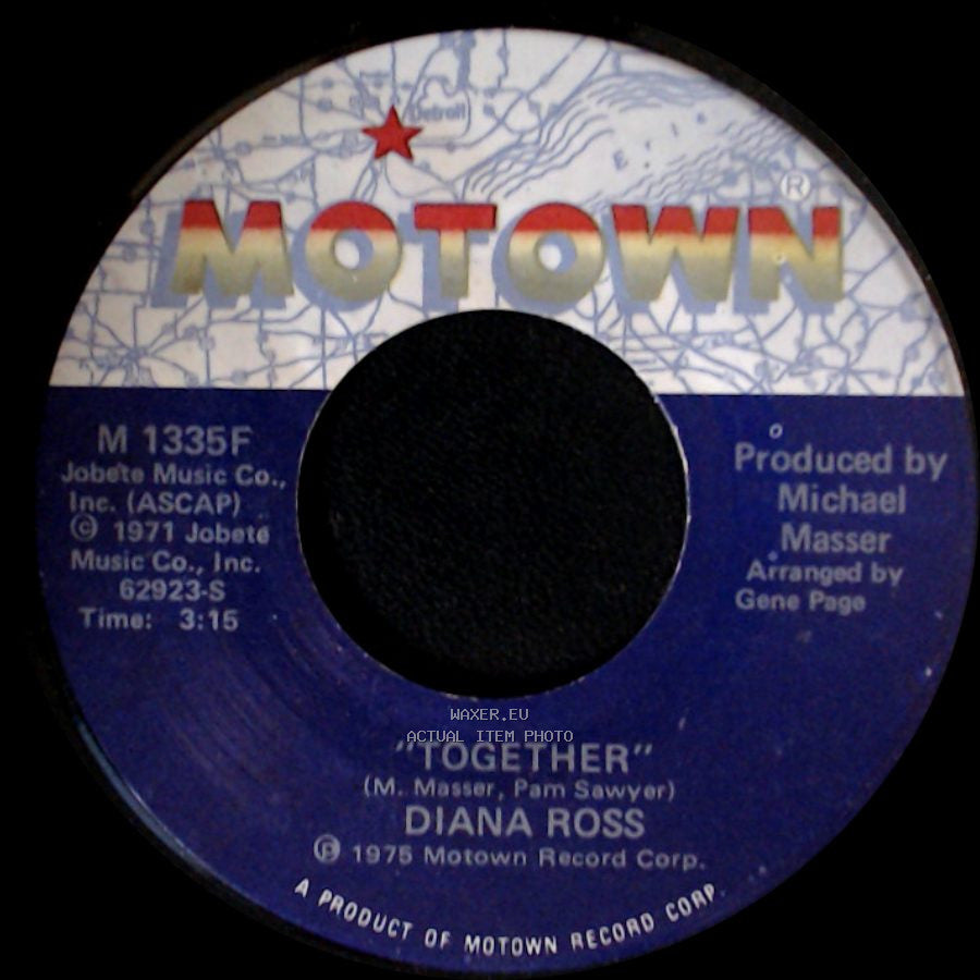 Diana Ross - Sorry Doesn't Always Make It Right / Together side B