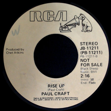 Paul Craft - Teardrops In My Tequila / Rise Up side B