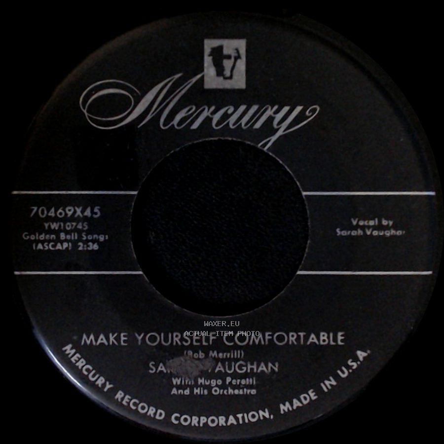 Sarah Vaughan - Idle Gossip / Make Yourself Comfortable side B