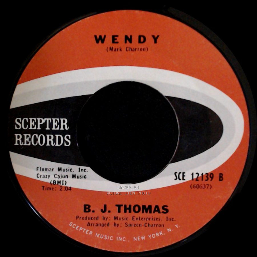 B. J. Thomas - Wendy / Mama (Mark Charron) side A