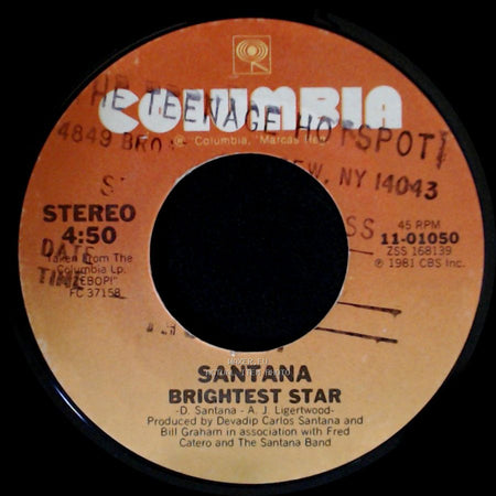 Santana - Winning / Brightest Star side A