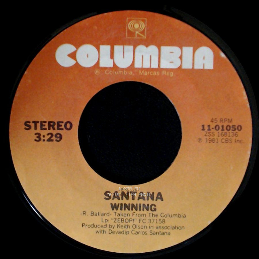 Santana - Winning / Brightest Star side B