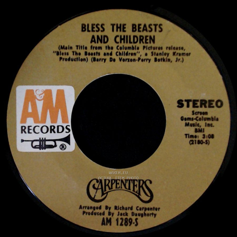 Carpenters - Bless The Beasts And Children / Superstar side A