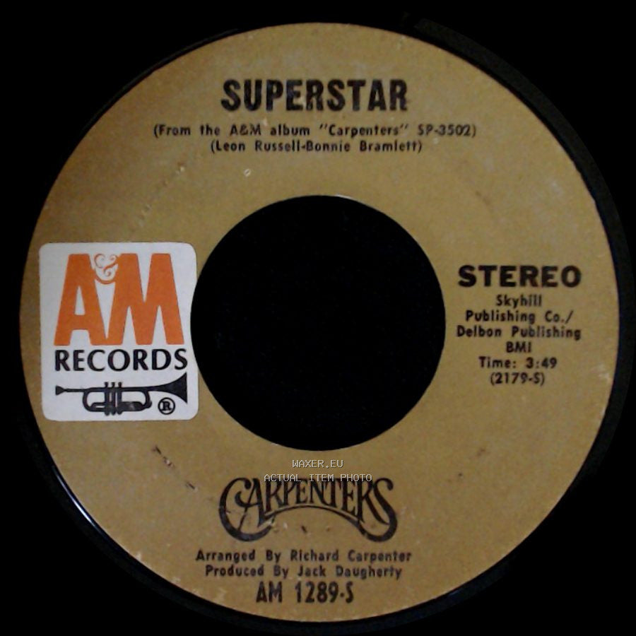 Carpenters - Bless The Beasts And Children / Superstar side B