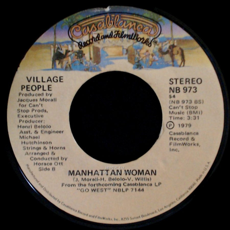 Village People - In The Navy / Manhattan Woman side B