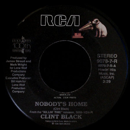 Clint Black - Winding Down / Nobody's Home side B