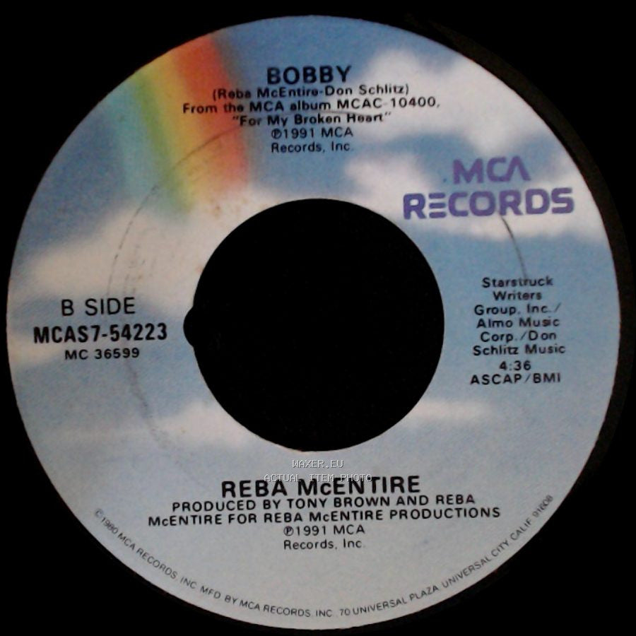 Reba Mcentire - For My Broken Heart / Bobby side B