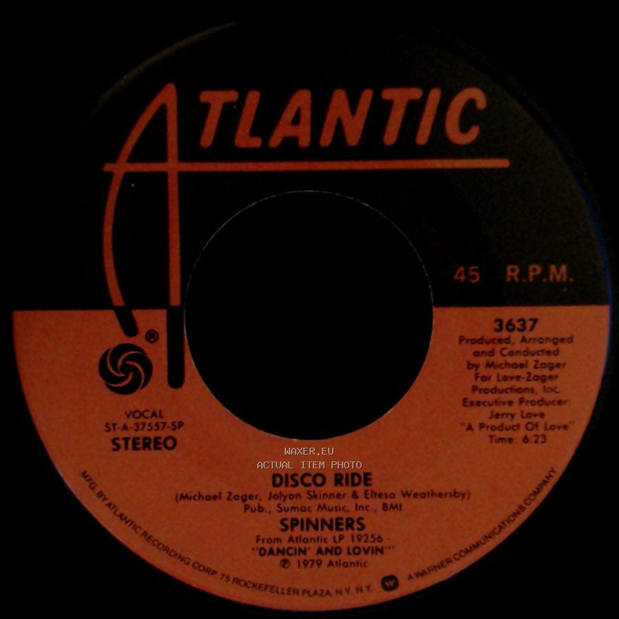 Spinners - Disco Ride / Medley: Working My Way Back To You / Forgive Me, Girl side A