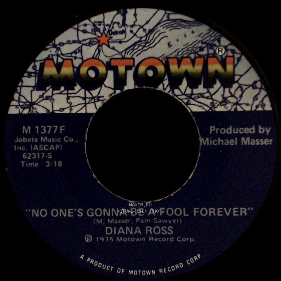 Diana Ross - No One's Gonna Be A Fool Forever / Theme From Mahogany (Do You Know Where You're Going To) side A