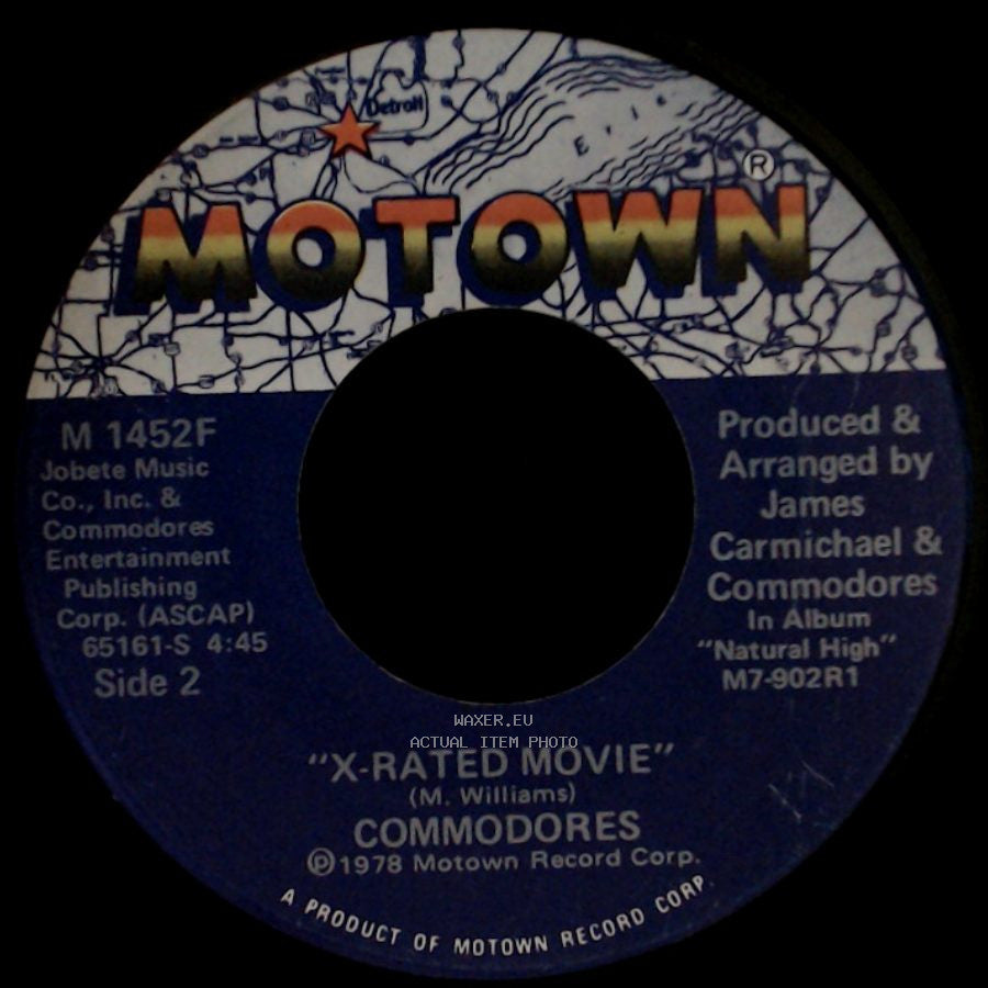 Commodores - Flying High / X-Rated Movie side B