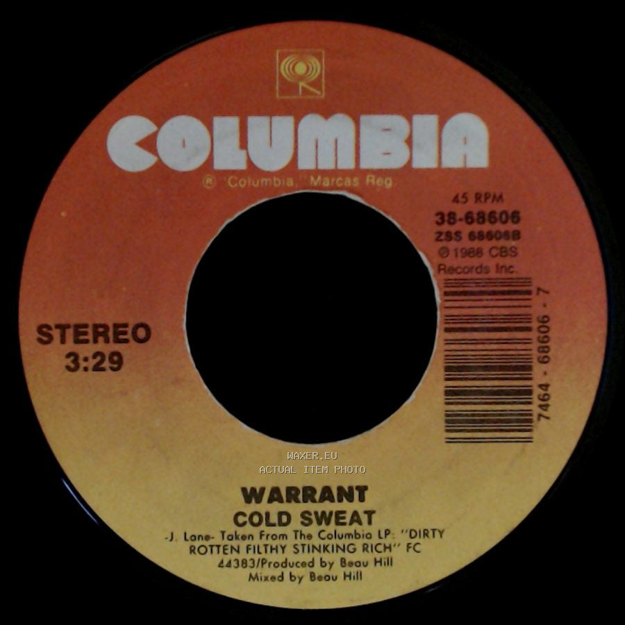 Warrant - Down Boys / Cold Sweat side B