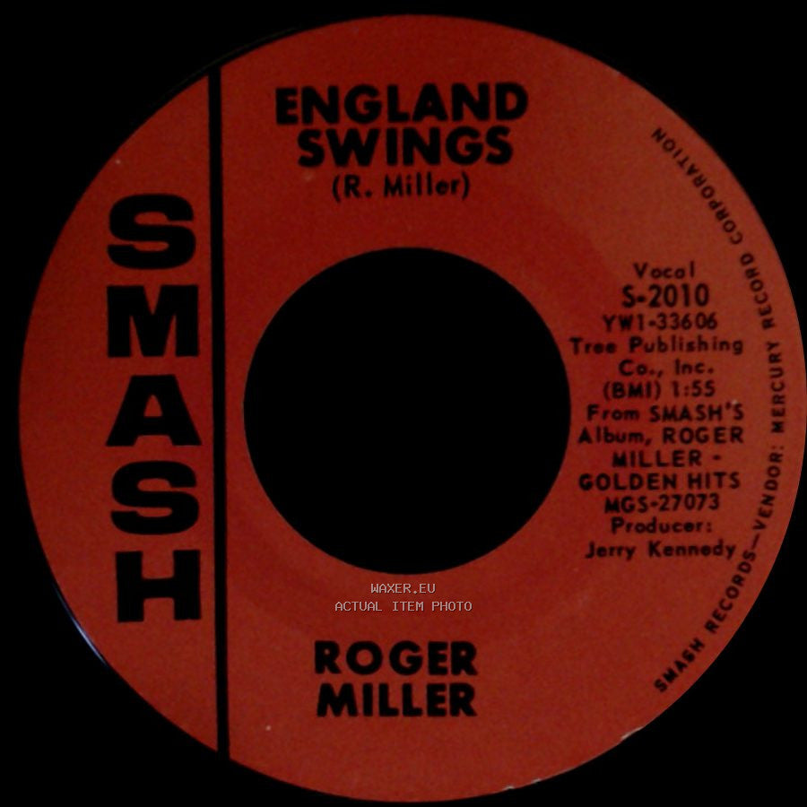 Roger Miller - Good Old Days / England Swings side B