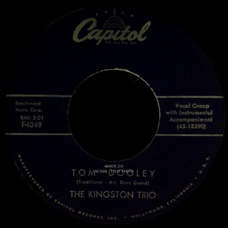 The Kingston Trio - Ruby Red / Tom Dooley side B