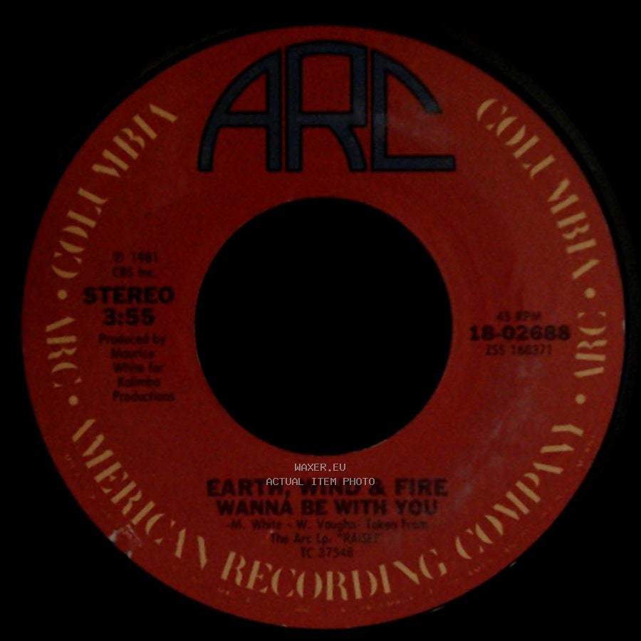 Earth, Wind & Fire - Wanna Be With You / Kalimba Tree (Instrumental) side A