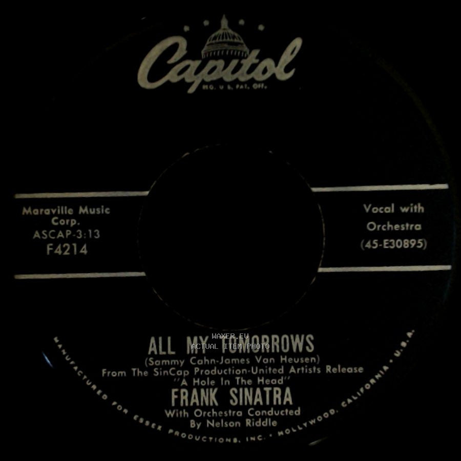 Frank Sinatra - High Hopes / All My Tomorrows side B