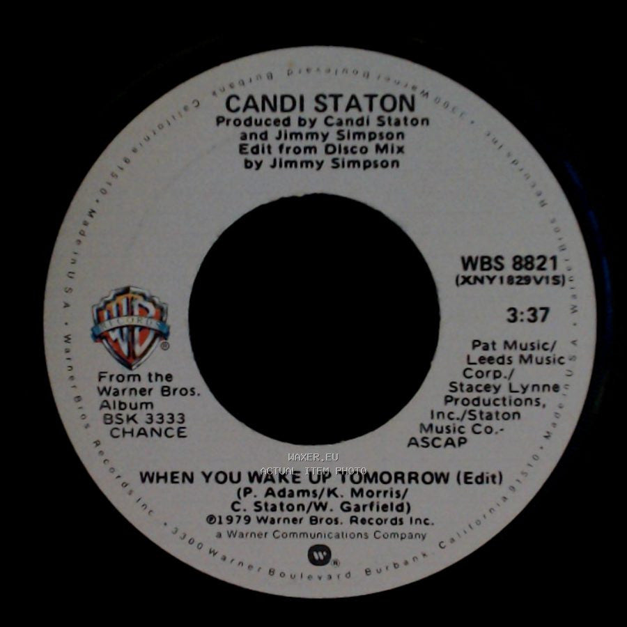 Candi Staton - Rough Times / When You Wake Up Tomorrow (Edit) side B